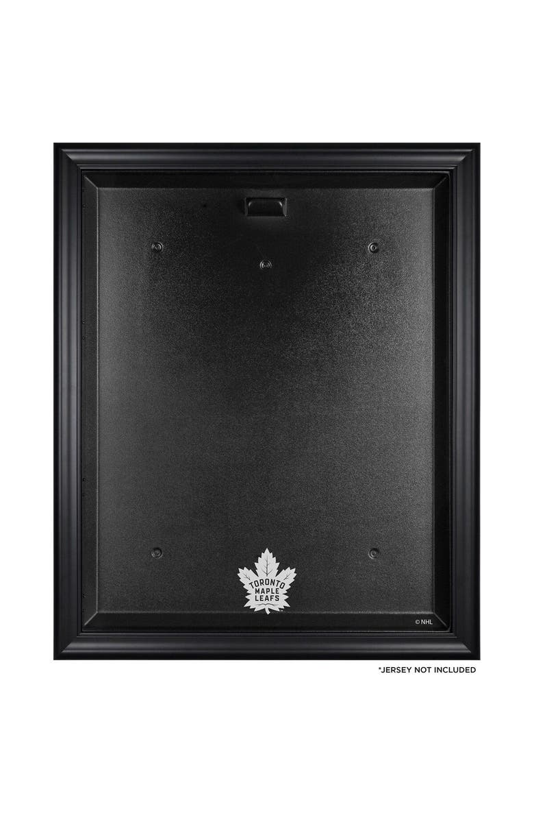 FANATICS AUTHENTIC Toronto Maple Leafs (2016-Present) Black Framed Logo Jersey Display Case, Main, color,