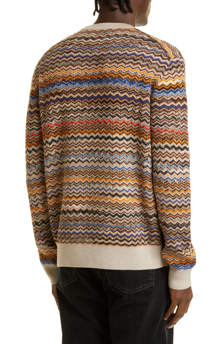 Missoni Wool Crewneck Sweater, Alternate, color, 