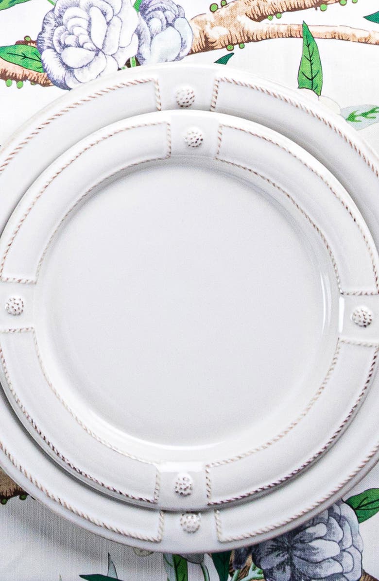 Juliska Berry 
Thread French Panel Ceramic Salad Plate, Alternate, color, Whitewash