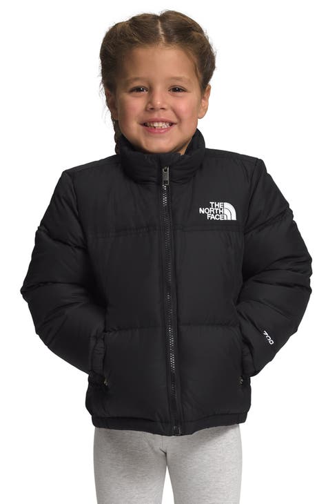 Boys puffer jacket with fur online