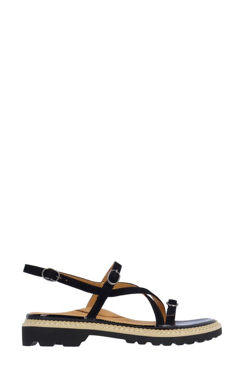 L'amour Des Pieds Danilo Sandal In Black
