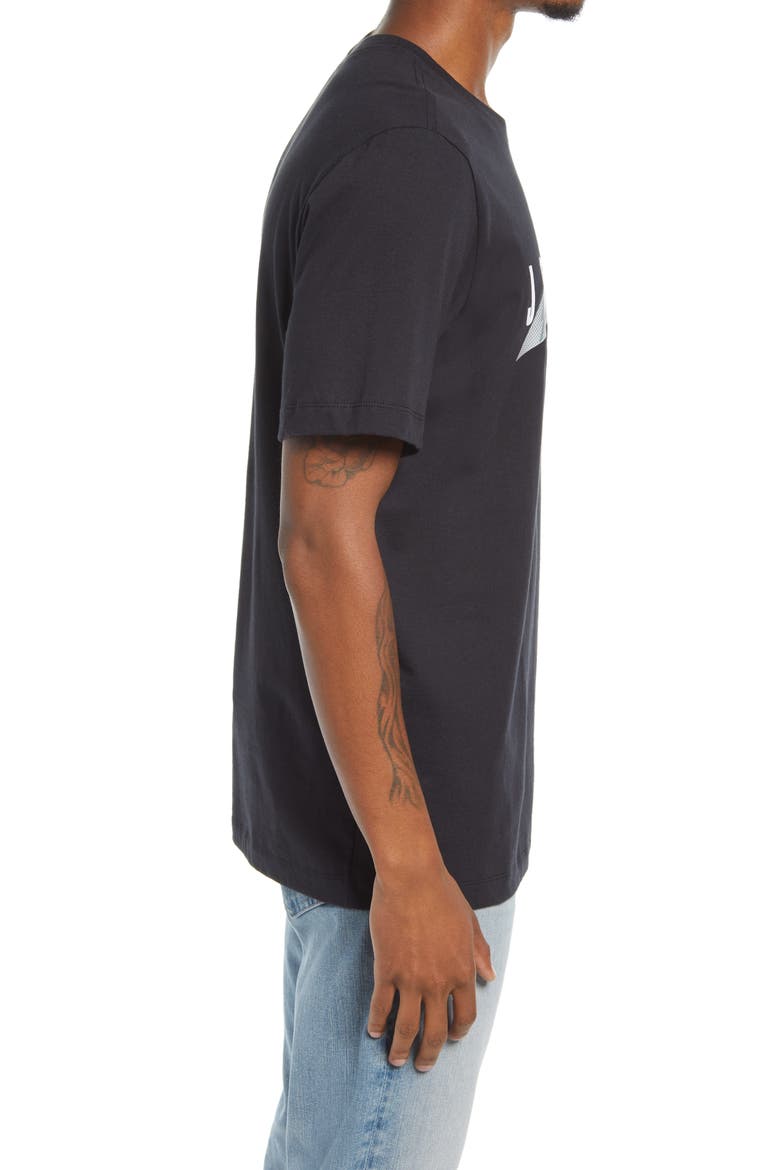 Jumpman Air Graphic Tee, Alternate, color, BLACK