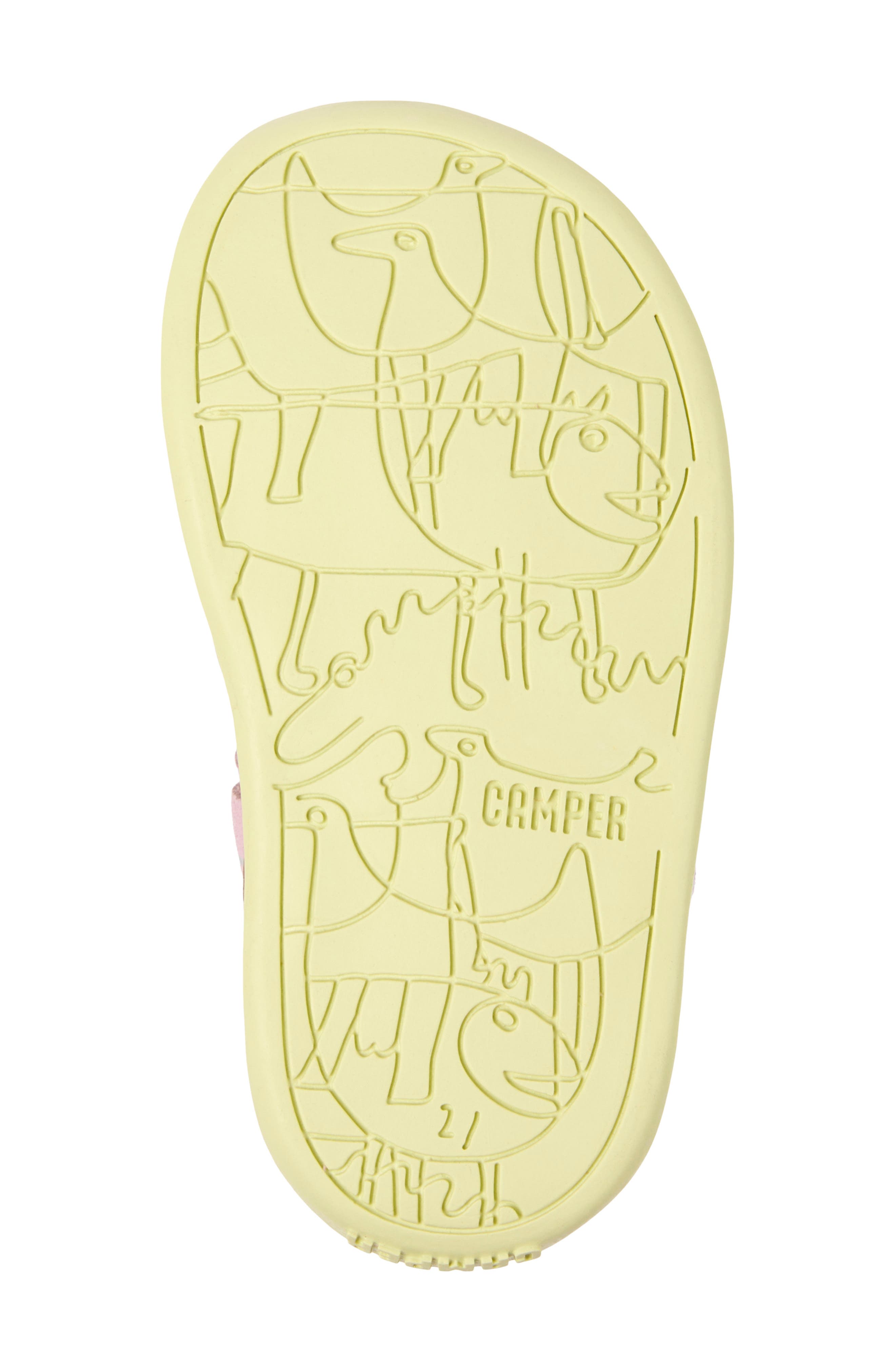 Camper Kids' Bicho Fisherman Sandal, Alternate, color, Medium Pink