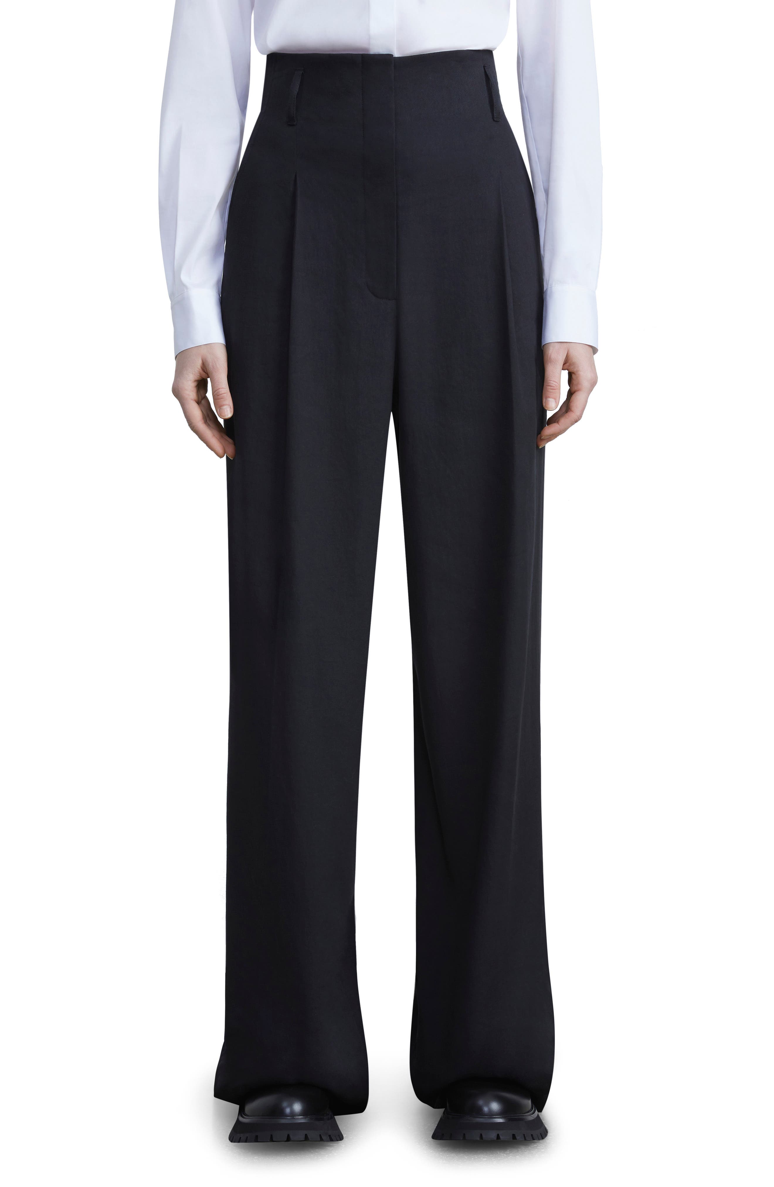 Lafayette 148 New York Jagger Wide Leg Pants (Women) | Nordstromrack