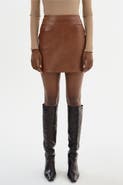 LAMARQUE Rowan | Leather Mini Skirt