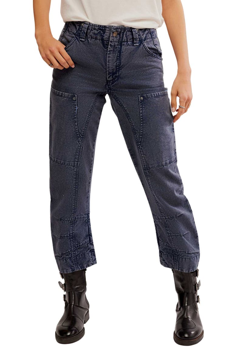 Supersonic High Waist Slim Crop Jeans, Main, color, BIG DIPPER