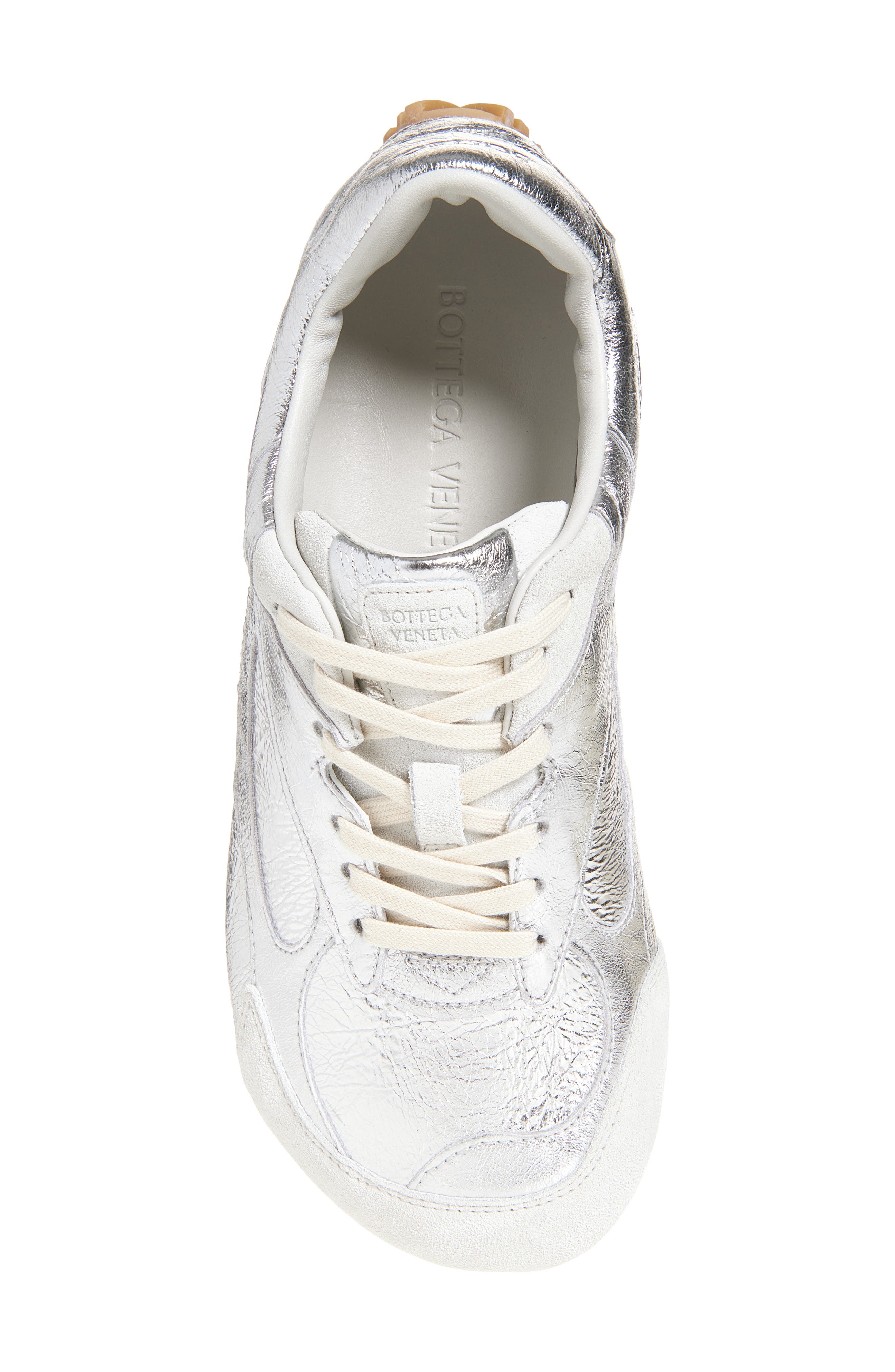 Bottega Veneta Orbit Flash Low Top Sneaker, Alternate, color, 1532 Silver/ Optical