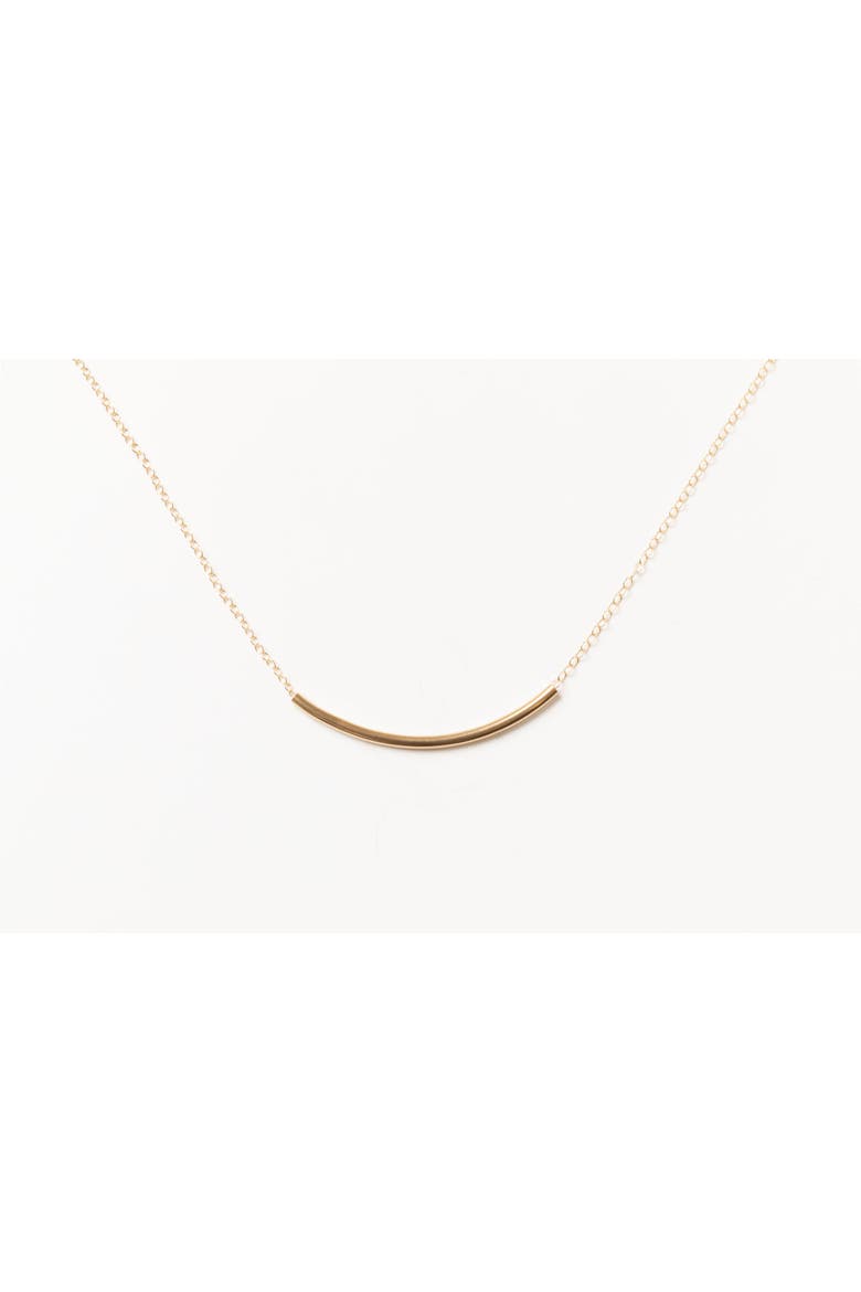 Sunset Bar Necklace, Main, color, 14k Gold Fill - 16-18"
