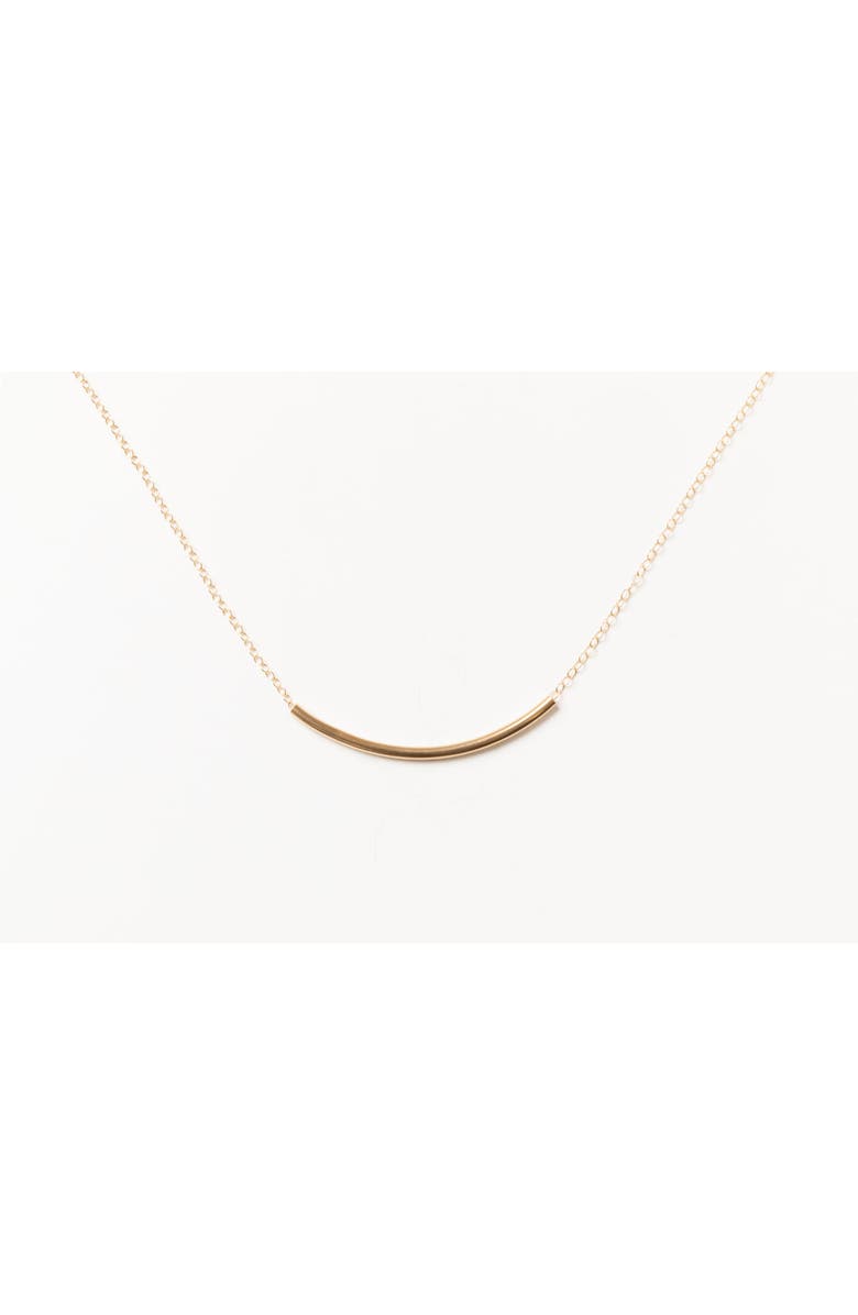 Sheena Marshall Jewelry Sunset Bar Necklace, Main, color, 14K Gold Fill - 16-18"