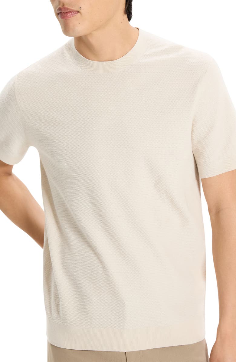Theory Soris T-Light Crewneck T-Shirt, Alternate, color, Alabaster