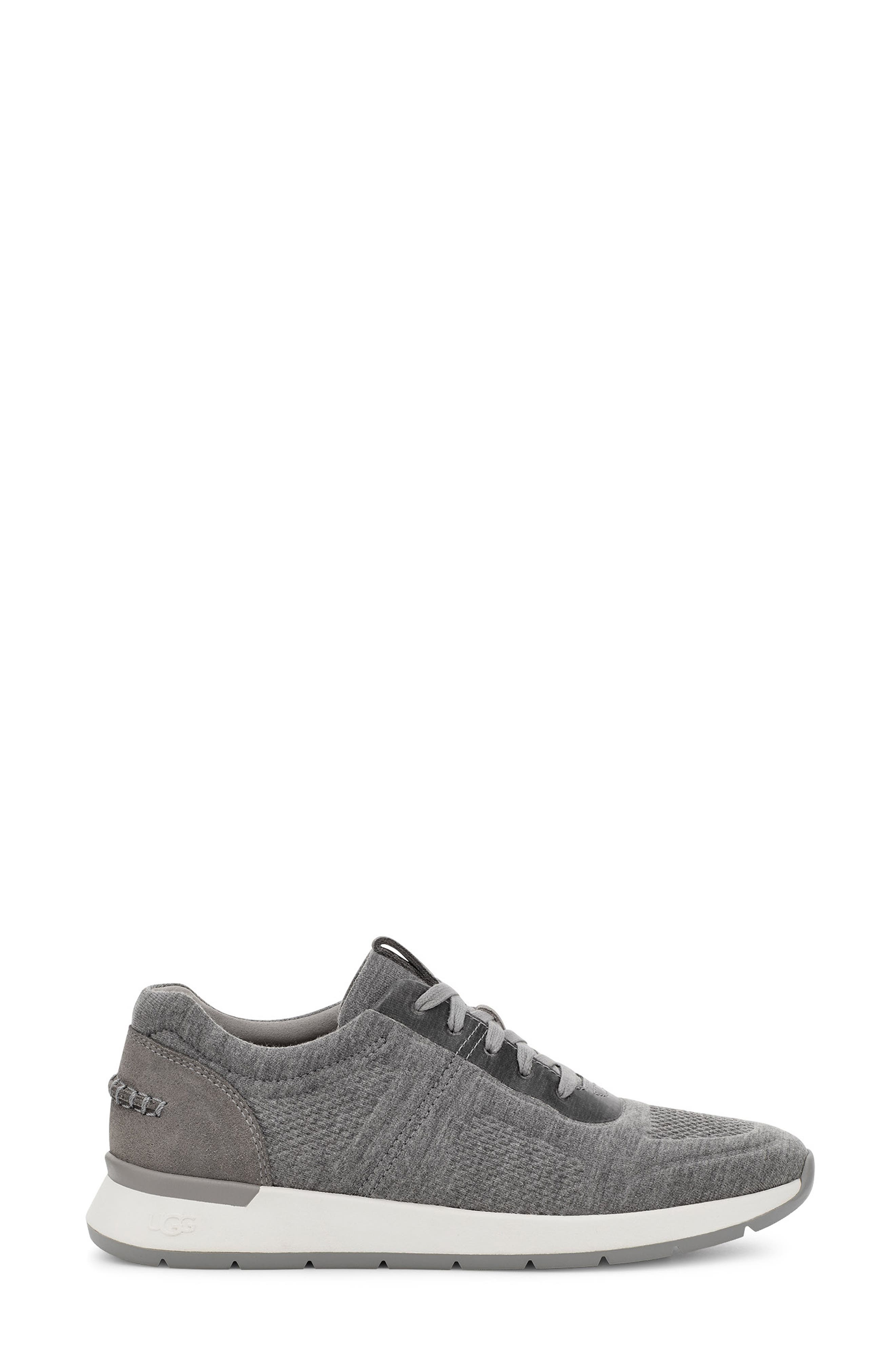 Adaleen Sneaker, Alternate, color, GREY JERSEY FABRIC