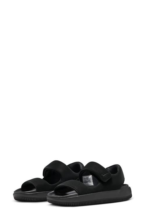 Nike Touch-strap Platform Sandals In Black