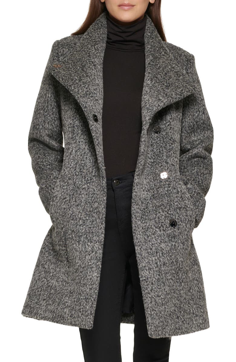 Kenneth Cole New York Asymmetrical Coat, Main, color,