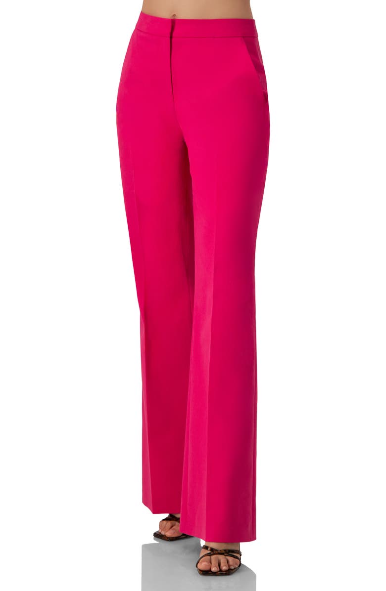 IVONNE Flared Semi-Bell Bottom Pants, Alternate, color, Fuchsia