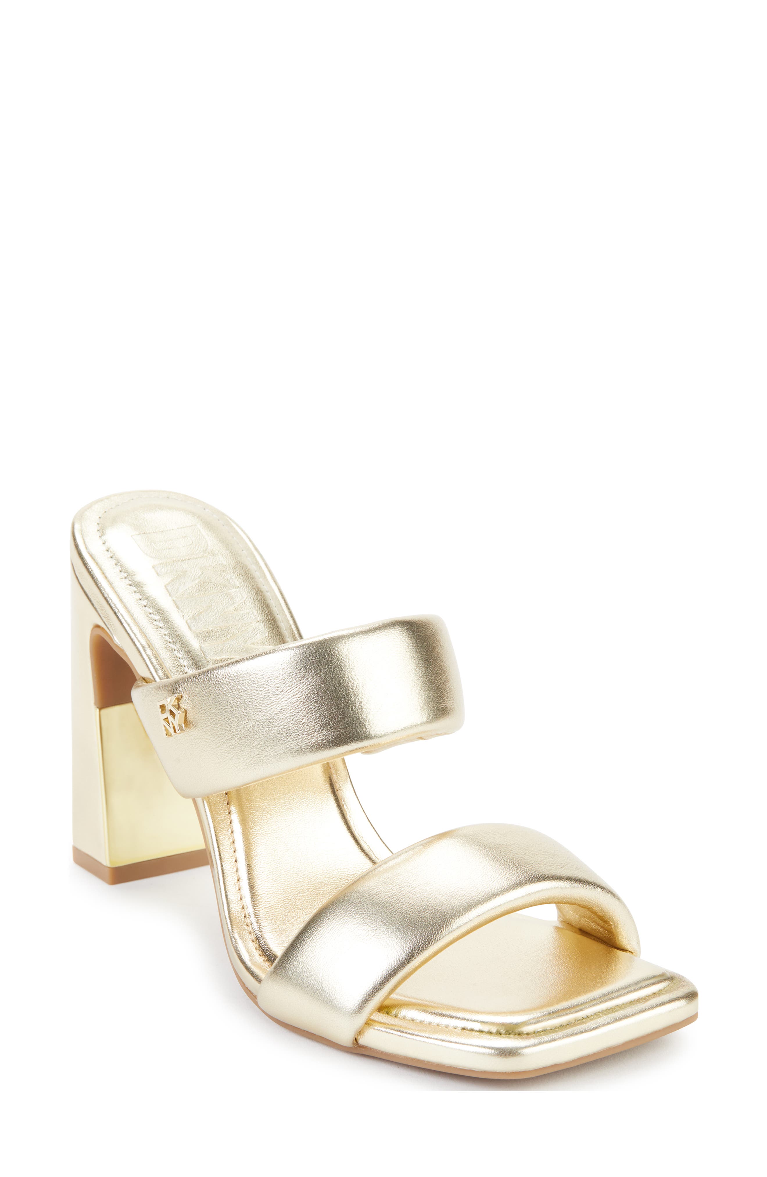 DKNY Renni Square Toe Sandal, Main, color, 