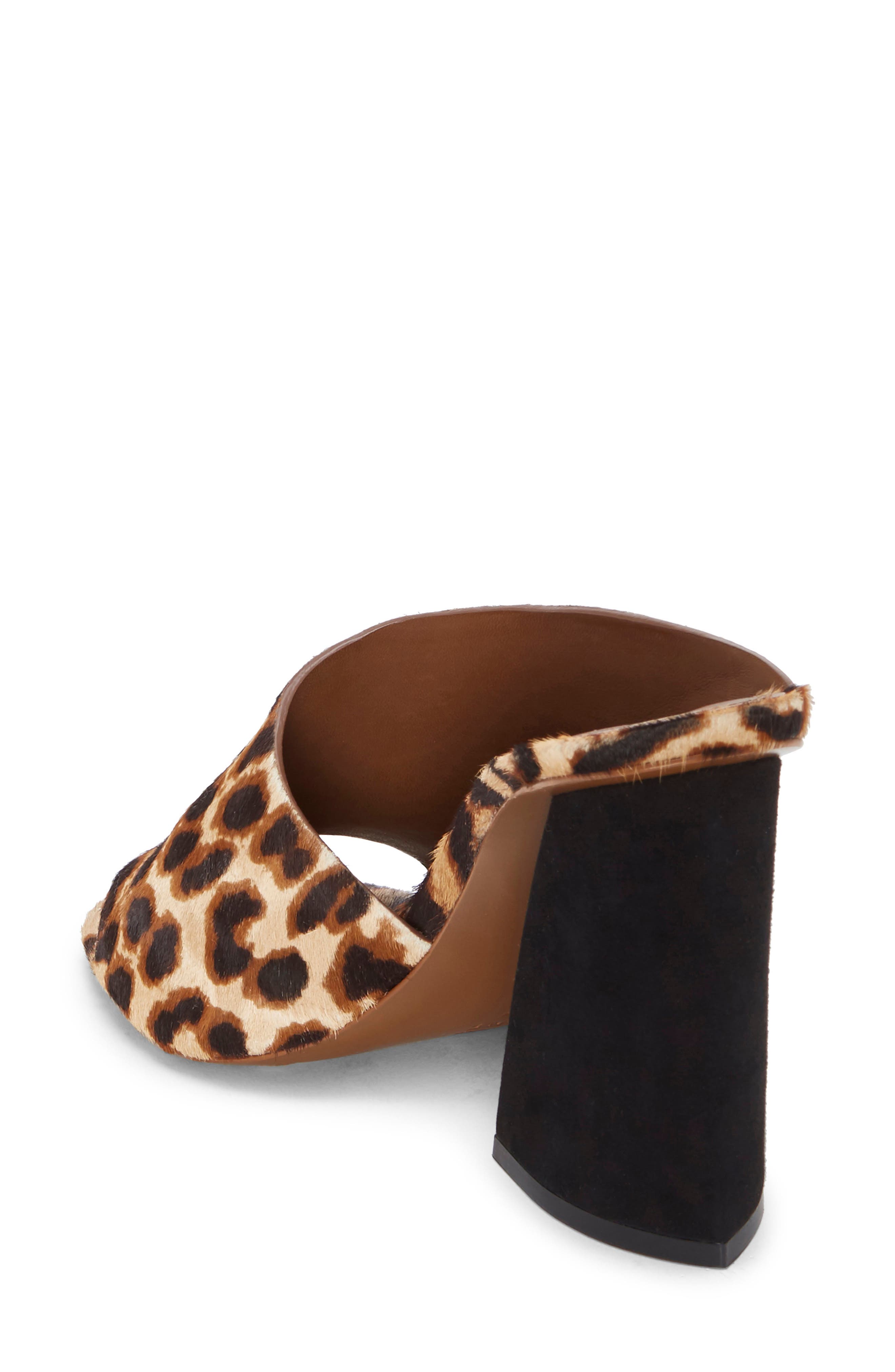 Izar Genuine Calf Hair Mule, Alternate, color, LEOPARD CALF HAIR
