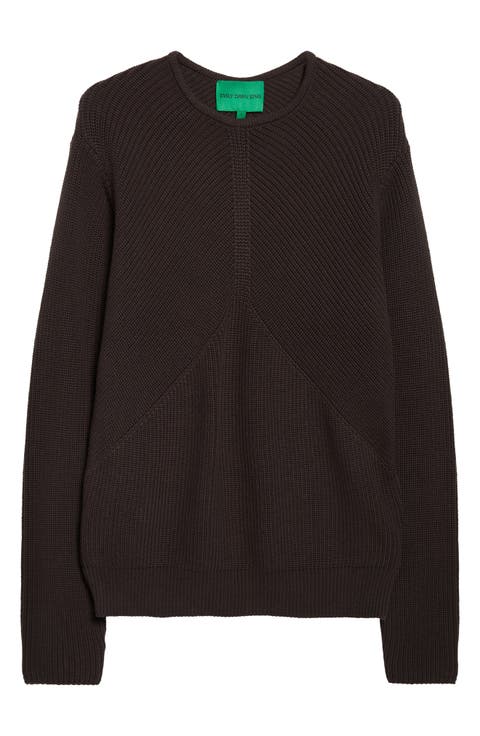 Ribcage Cotton Crewneck Sweater