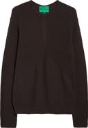 EMILY DAWN LONG Ribcage Cotton Crewneck Sweater