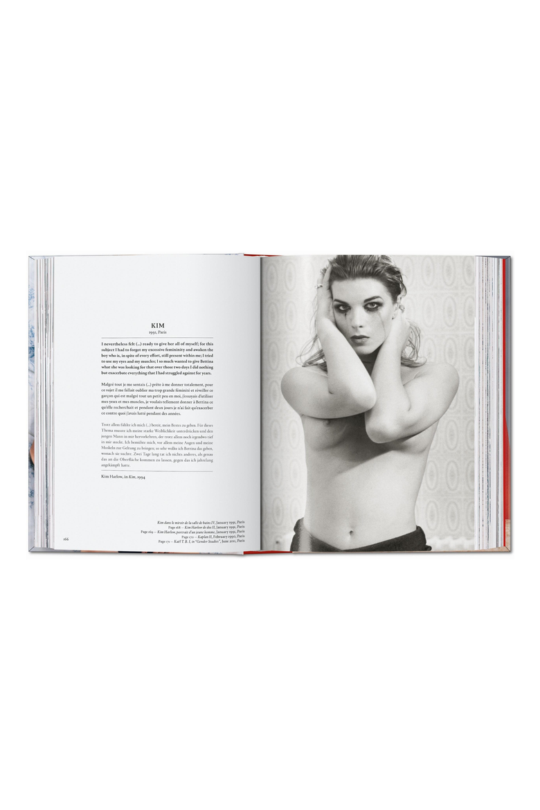 Bettina Rheims 40th ed English French German Book, Alternate, color, Blue / White