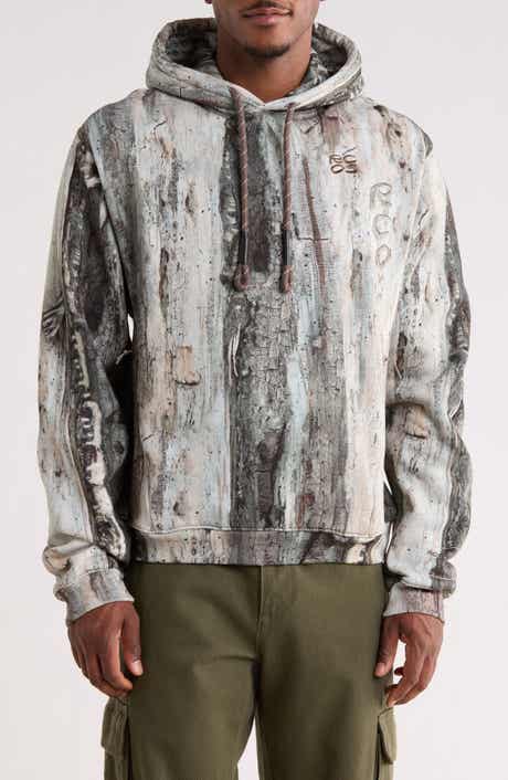 Treebark Camo Stack Logo Hoodie
