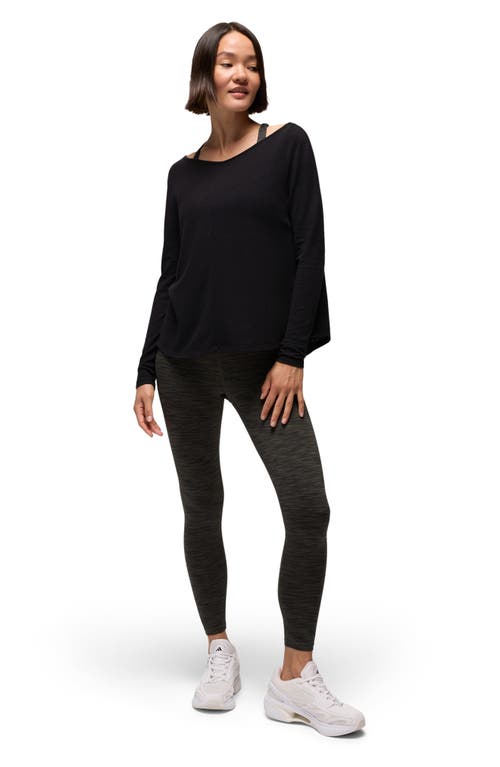 Prana New Moon Long Sleeve T-shirt In Black