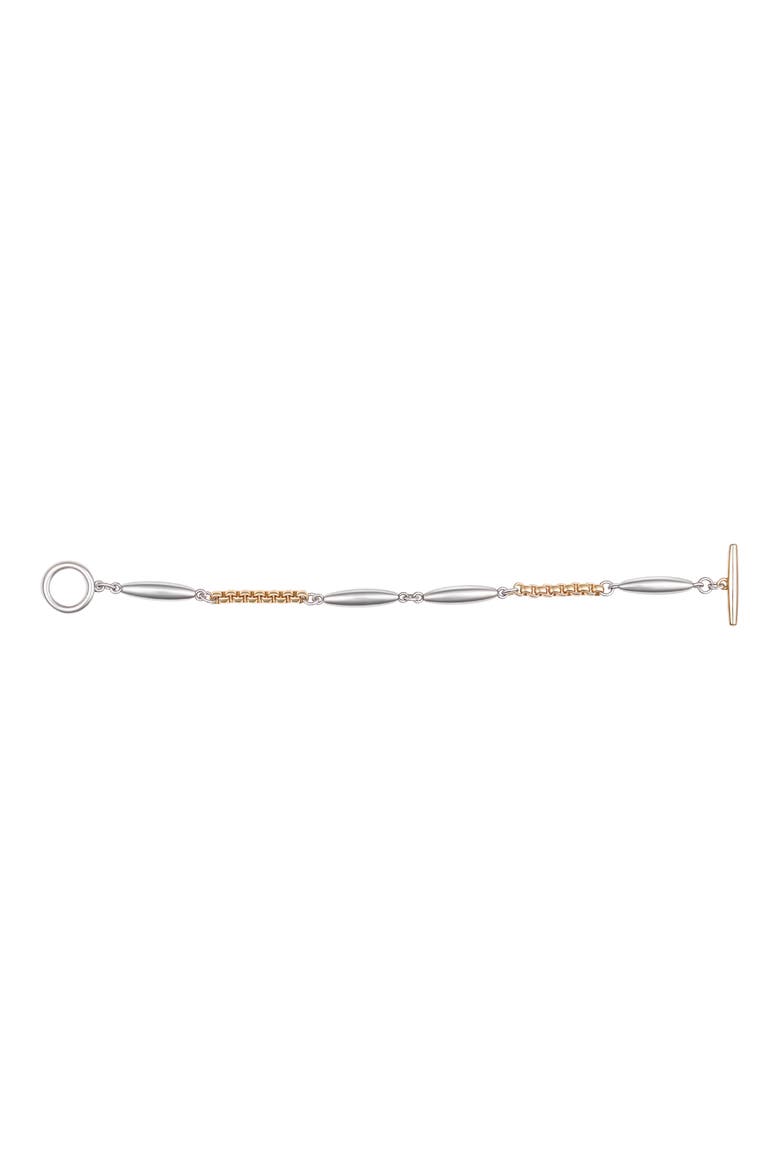 Toggle Bracelet, Alternate, color, TWO-TONE