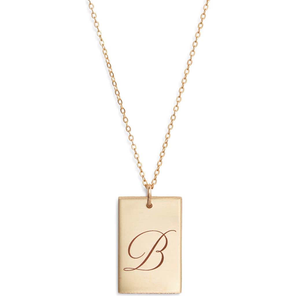 Set & Stones Stella Initial Pendant Necklace