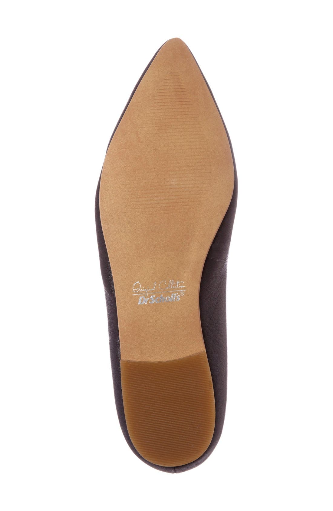 Original Collection Kimber Flat, Alternate, color, BLACK LEATHER