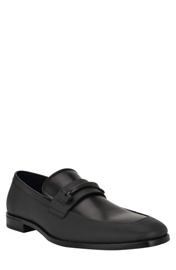 Guess Haines Penny Loafer In Blk02 - Black Multi