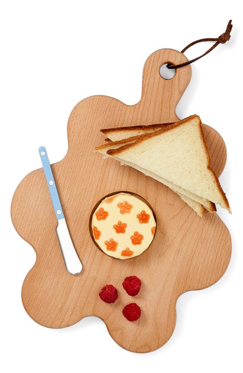 Areaware Serving Friends Wood Board In Brown