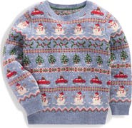 Mini Boden Kids' Fair Isle Sweater