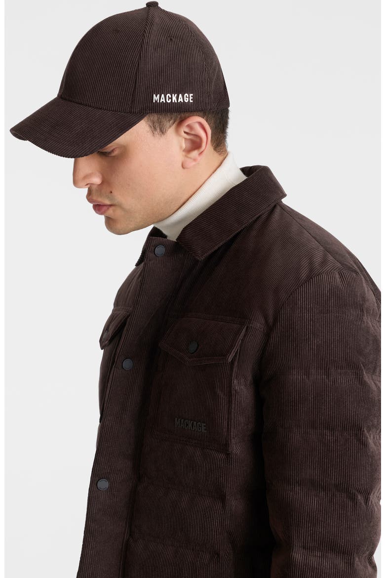 Cohen Corduroy Puffer Jacket, Alternate, color, COFFEE