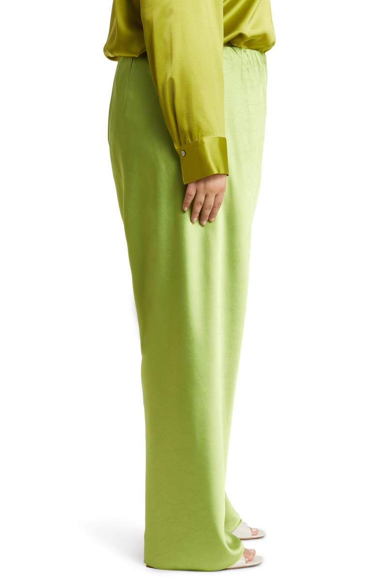 Vince Satin Bias Pants, Alternate, color, Cactus