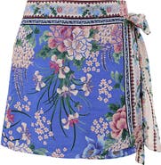 Agua Bendita Ziara Side Tie Cover-Up Miniskirt