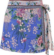 Agua Bendita Ziara Side Tie Cover-Up Miniskirt
