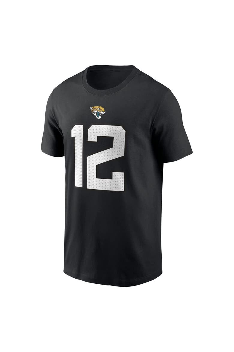 Men's Nike Travis Hunter Black Jacksonville Jaguars 2025 NFL Draft First Round Pick Player Name & Number T-Shirt, Alternate, color, Black