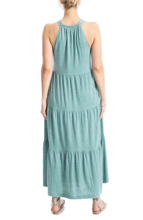 Max Studio Sleeveless Tiered Maxi Dress
