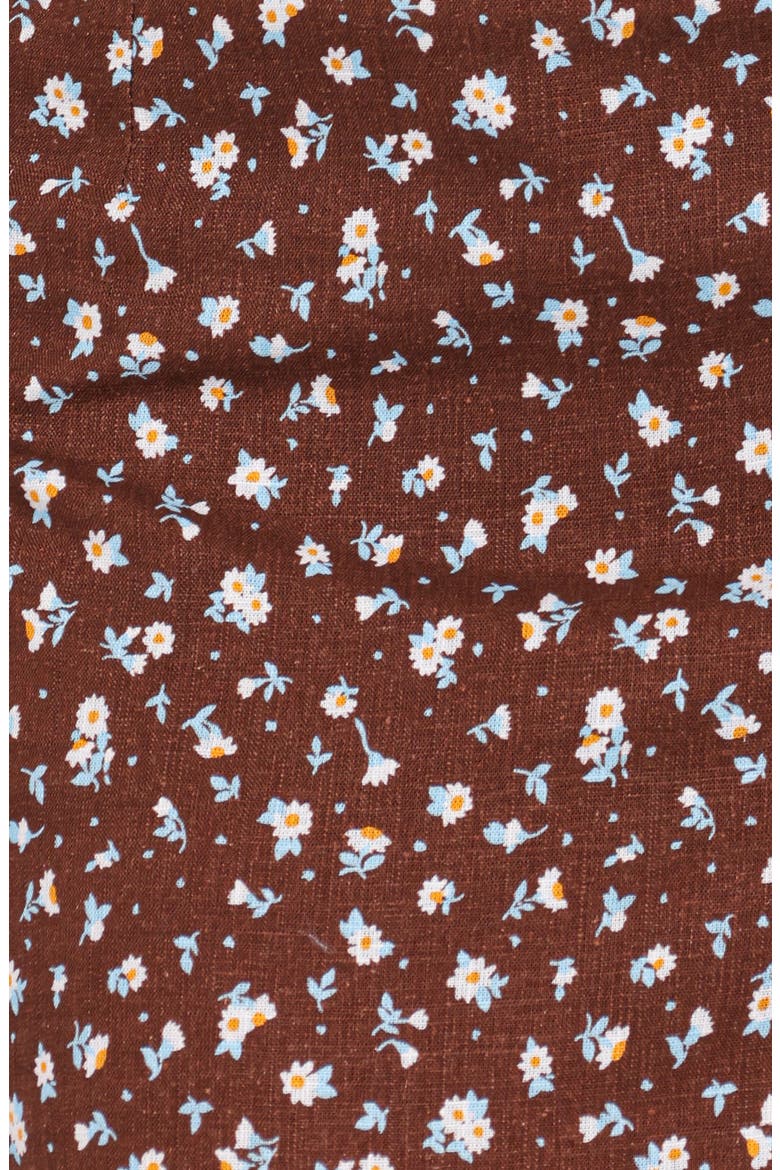 Madison Floral Maxi Skirt, Alternate, color, BROWN FLORAL