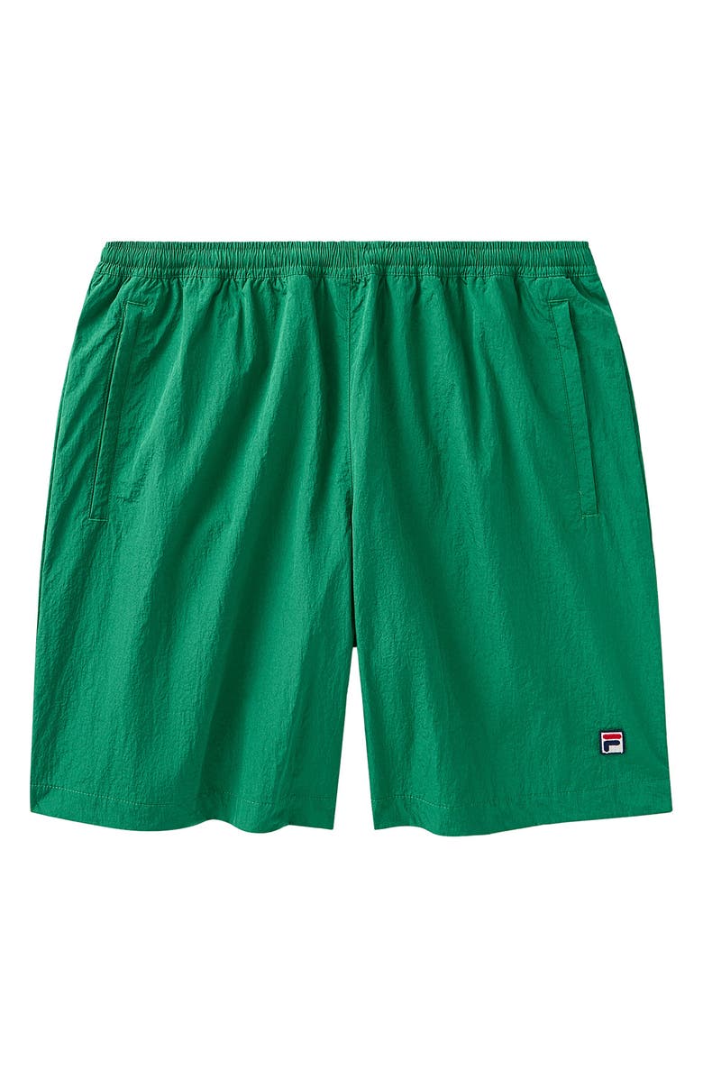 FILA x Hailey Nylon Crinkle Shorts, Alternate, color, Fila Green