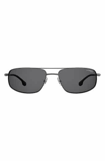 8036/S 62mm Polarized Rectangular Aviator Sunglasses