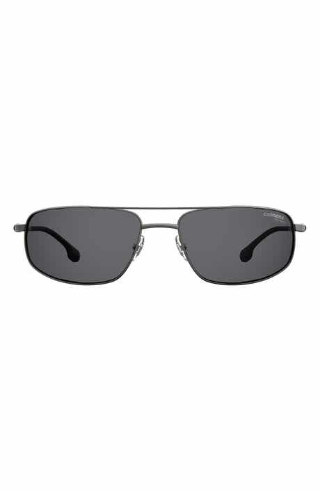 Carrera Eyewear 8036/S 62mm Polarized Rectangular Aviator Sunglasses