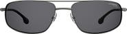 Carrera Eyewear 8036/S 62mm Polarized Rectangular Aviator Sunglasses