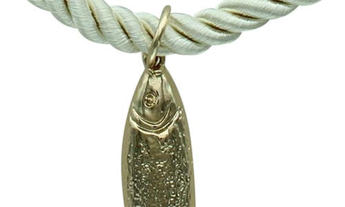 Olivia Welles Gone Fishing Pendant Necklace In Green