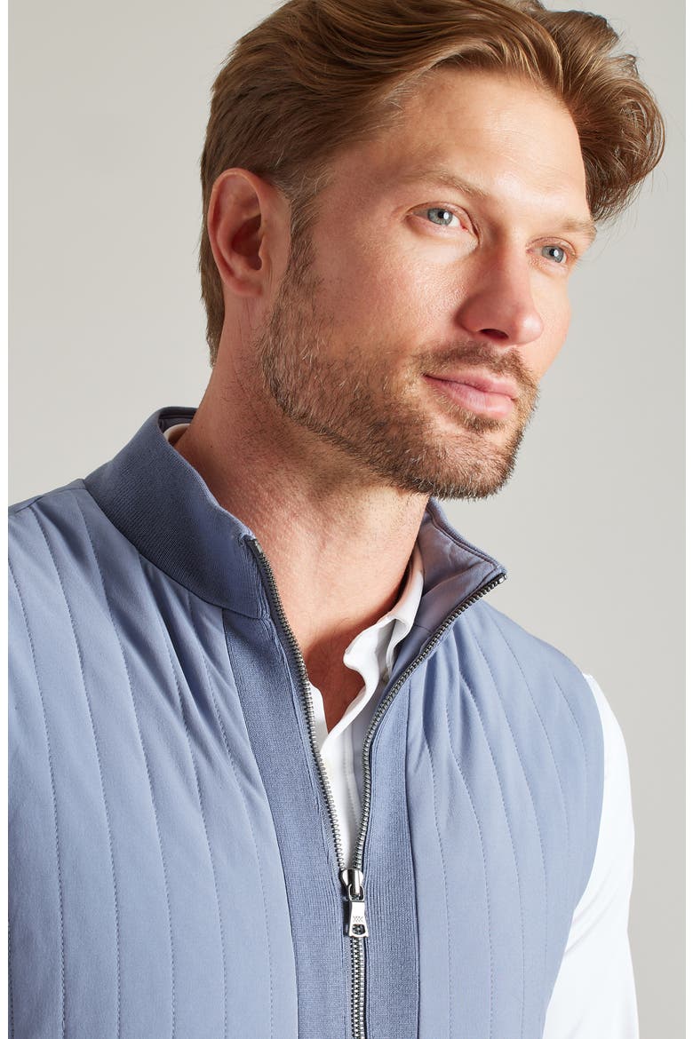 Skyline Quilted Vest, Alternate, color, FOLKSTONE GRAY