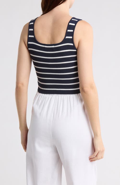BLU PEPPER BLU PEPPER STRIPE KNIT TANK 