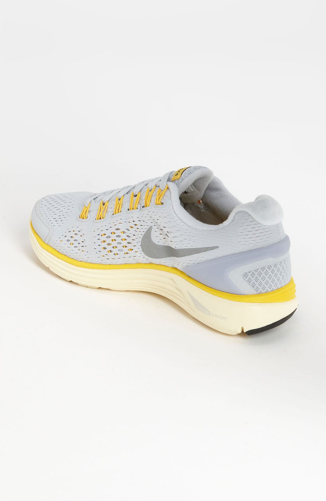 'LunarGlide 4 Livestrong' Running Shoe, Alternate, color, PLATINUM/ MAIZE/ SILVER