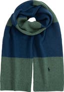 Polo Ralph Lauren Stripe Brushed Wool Scarf