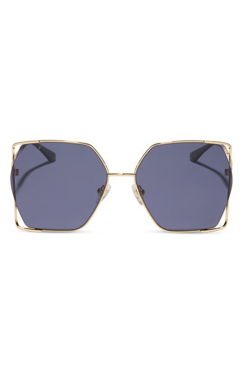 Donna IV 61mm Gradient Polarized Square Sunglasses