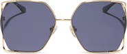 DIFF Donna IV 61mm Gradient Polarized Square Sunglasses