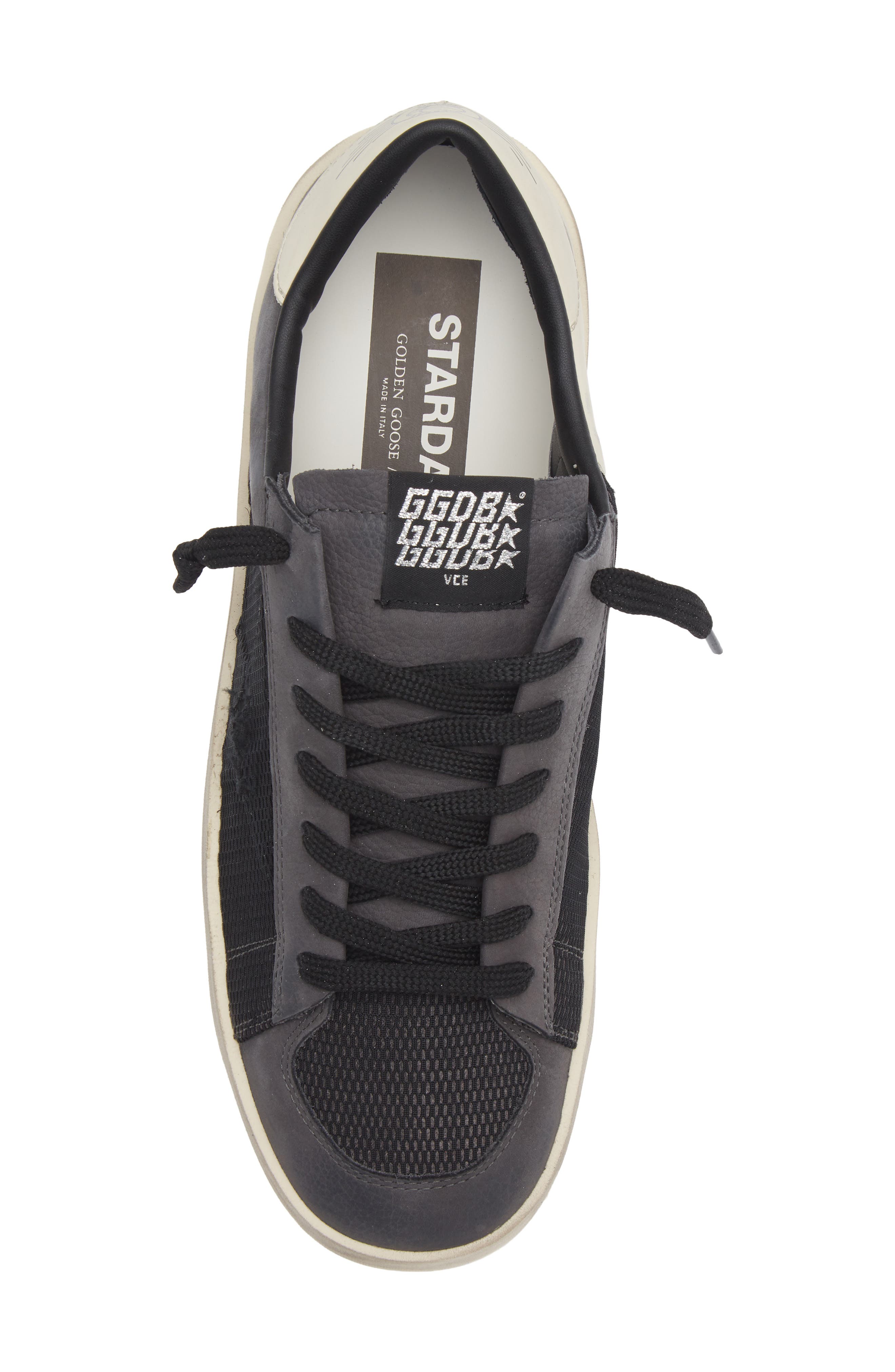 Stardan Low Top Sneaker, Alternate, color, DARK GREY/BLACK/CREAM